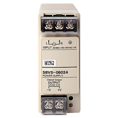 24VDC Industrial Power Supply 60W-480W DIN Rail Power Supply