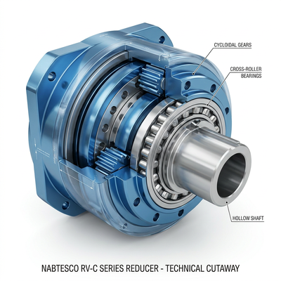 Original Nabtesco RV Reducer RV-E/RV-C/RV-N Series for Heavy-Duty Robotic Joints