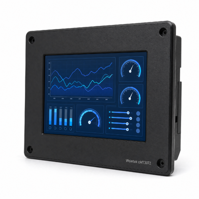 Weintek cMT3072 7" HMI Touch Panel 1024x600 IPS CANopen J1939 Industrial