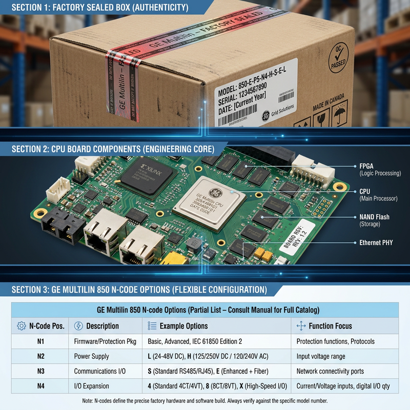GE Multilin 850, 469 & 750 Protection Relays | Original New