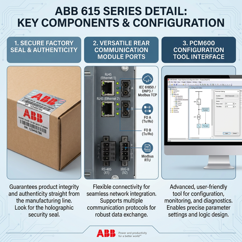 ABB REF615 & REM615 Protection Relays | Original ABB New
