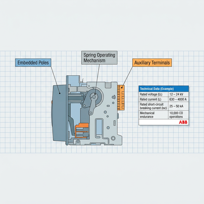 ABB VD4 & VM1 Vacuum Circuit Breakers | Original MV VCB New