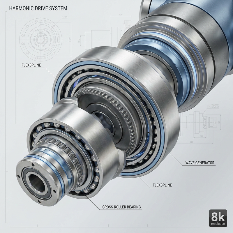 Original Harmonic Drive CSF/SHF Series Strain Wave Reducer for Robot Joints