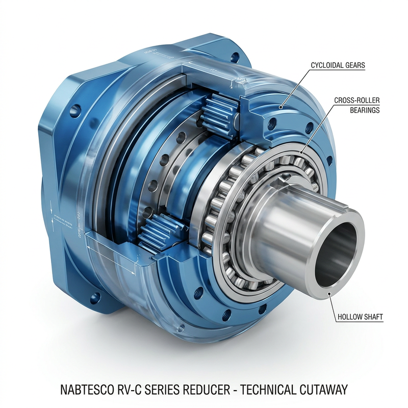 Original Nabtesco RV Reducer RV-E/RV-C/RV-N Series for Heavy-Duty Robotic Joints