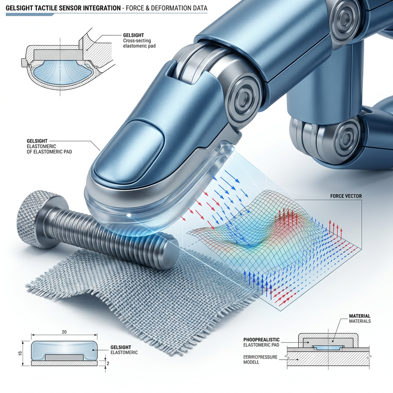 Original GelSight Mini Tactile Sensor - High Resolution Digital Touch for Robots