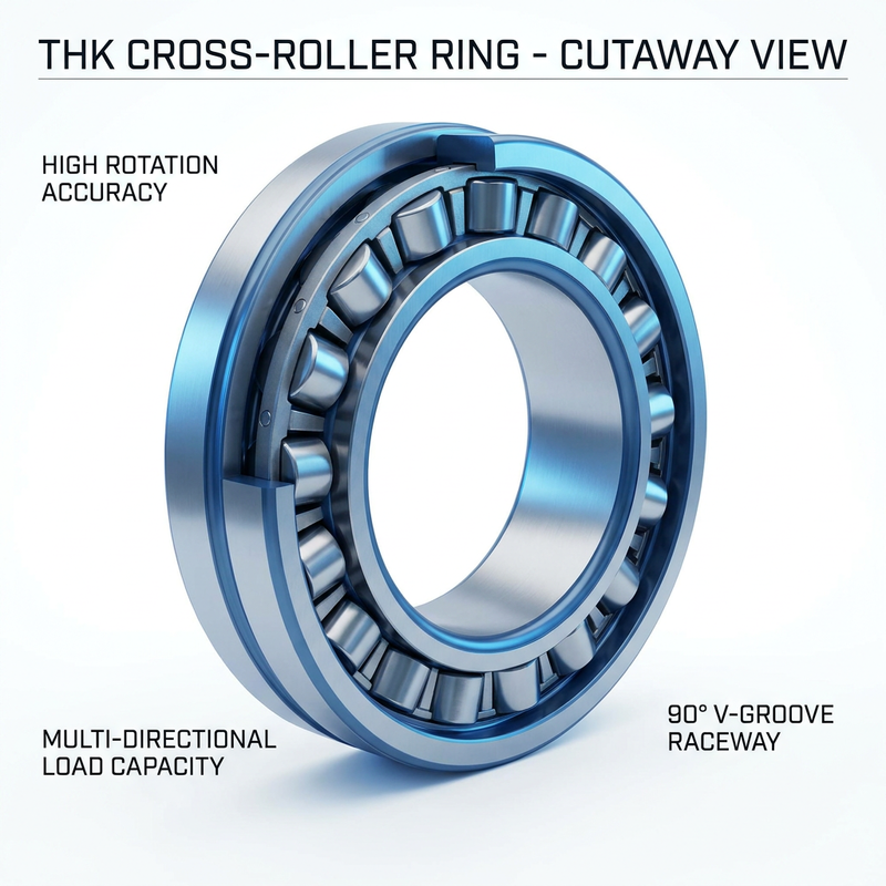 Original THK Cross-Roller Ring RU/RB/RA Series - Precision Rotation for Robots