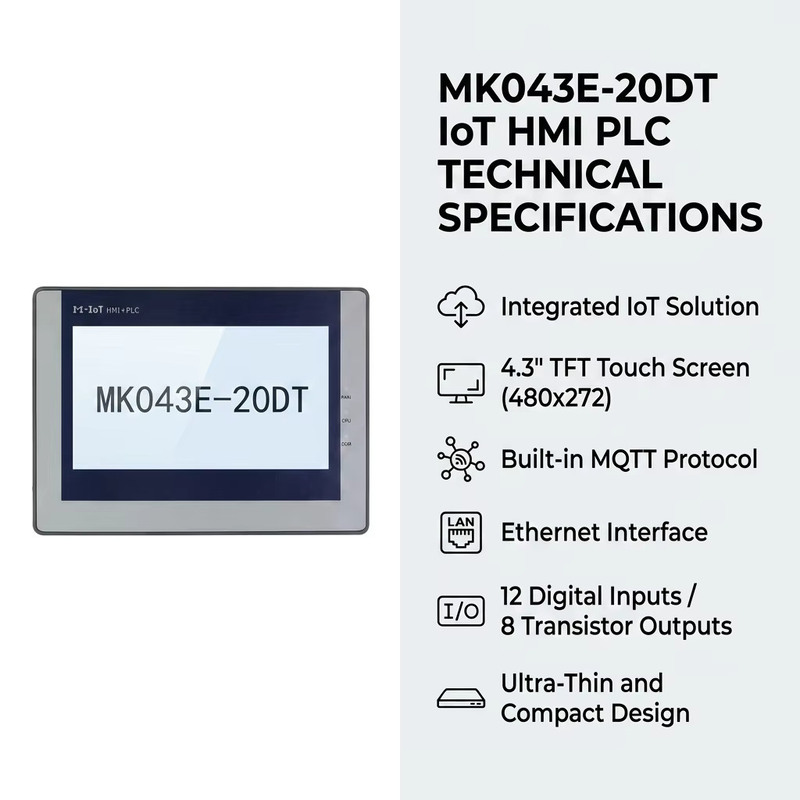 Original Kinco HMI PLC All-in-One Integrated Controller Touch Screen