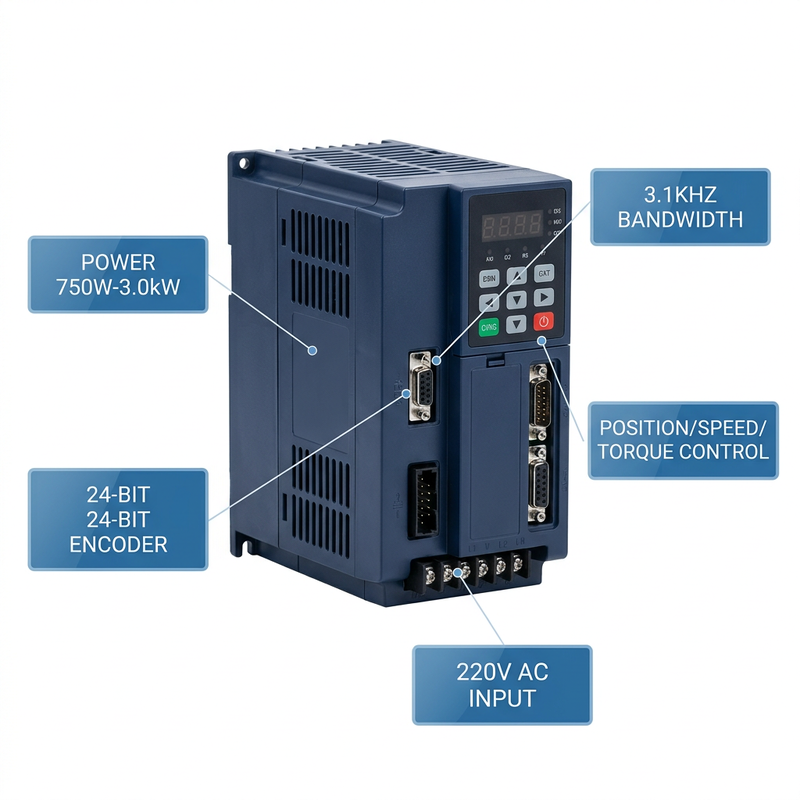 Delta ASDA-A3 3.0kW Servo Amplifier ASD-A3-3021-L — Heavy-Duty Industrial Servo
