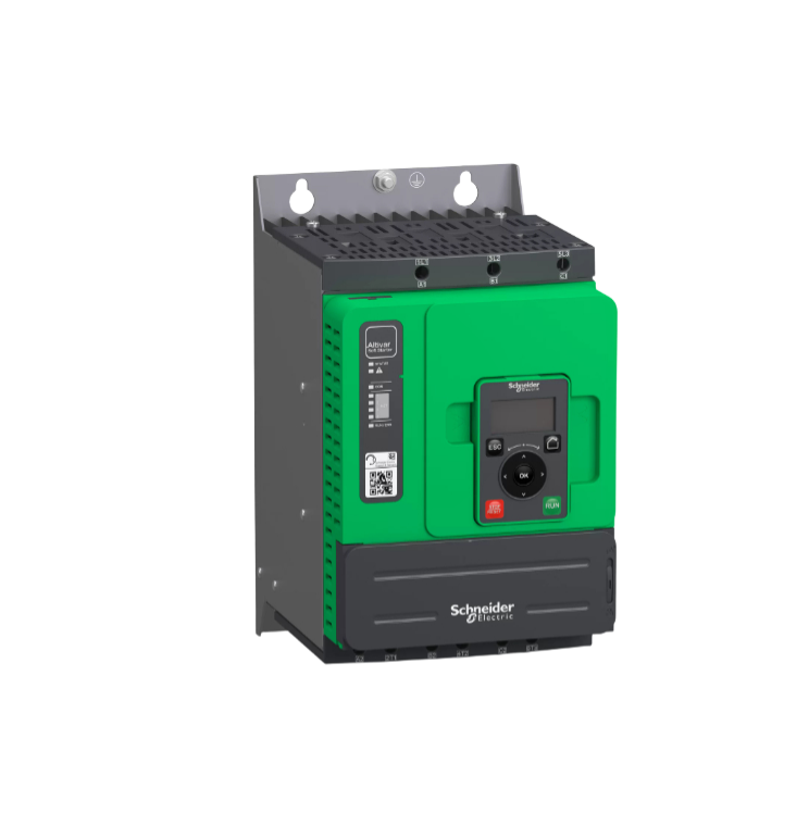 Schneider ATS48 Heavy-Duty Soft Starter, High-Power Industrial Motor Controller for Crusher & Conveyor Heavy Load Protection