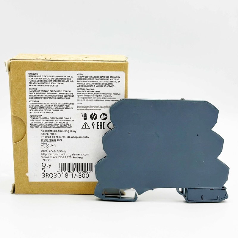 Siemens 3RQ3018-1AB00 Relay Coupler 24V AC/DC Screw Terminal