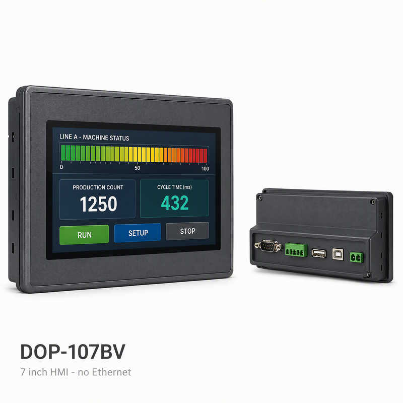 Delta DOP-107BV HMI 7 inch 800x480 Touch Panel 65535 Colors