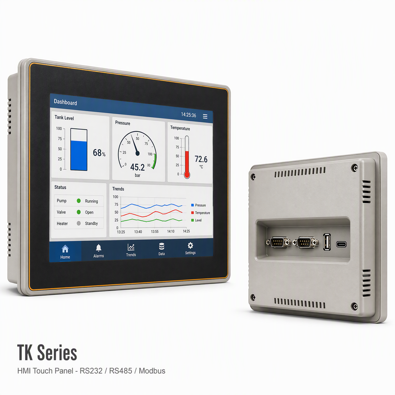 Coolmay TK Series HMI Touch Panel 3.5 4.3 inch mView Modbus