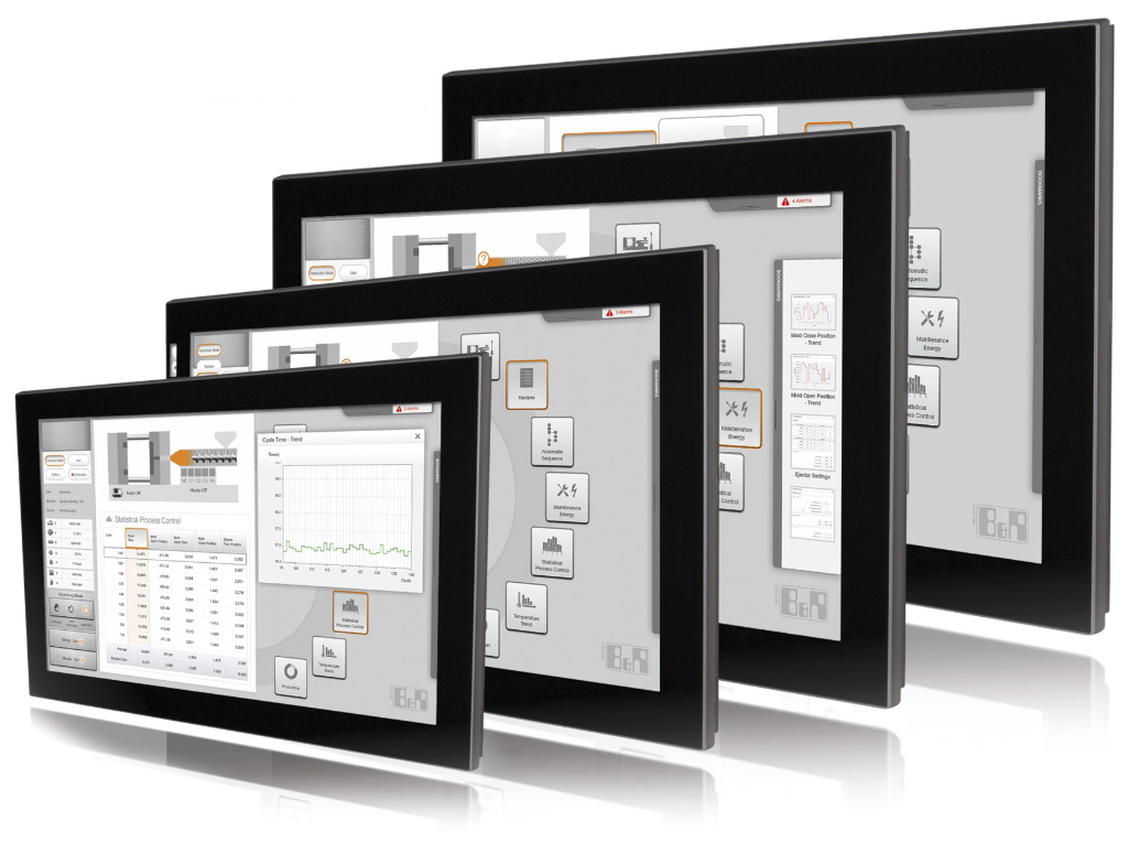 B&R Multi-Touch HMI Panel: Glove-Operable Industrial Touchscreen